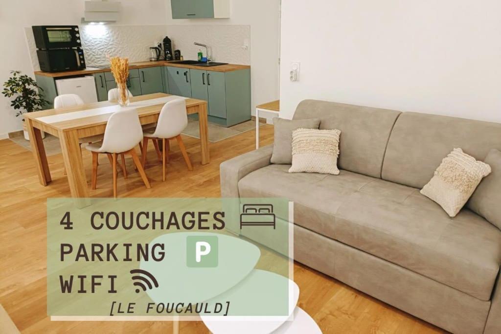 Апартаменты Le Foucauld 4 Canapes, Parking, Wifi Лурд Экстерьер фото